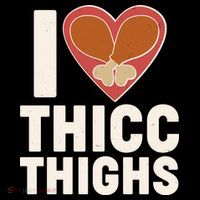 I Love Thicc Thighs Turkey Legs Women's Tank Top thumb 5