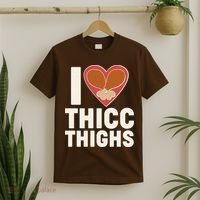 I Love Thicc Thighs Turkey Legs T-Shirt thumb 2