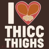 I Love Thicc Thighs Turkey Legs Kids Hoodie thumb 2