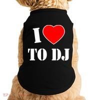 I Love To DJ Doggie Tank thumb 0