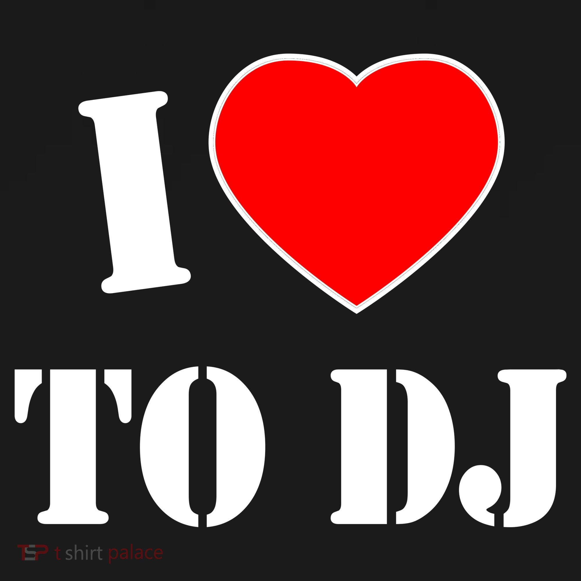 I Love To DJ Doggie Tank