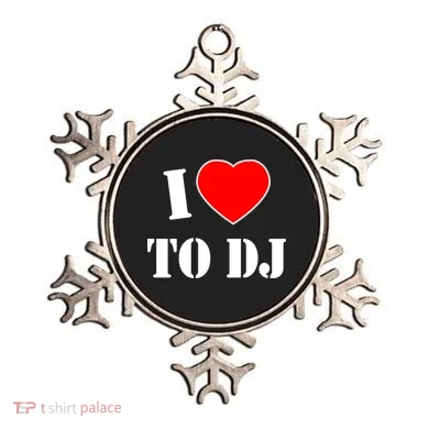I Love To DJ Ornament