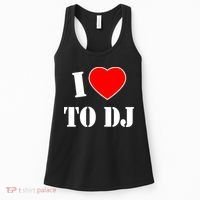 I Love To DJ Women's Tank Top thumb 0