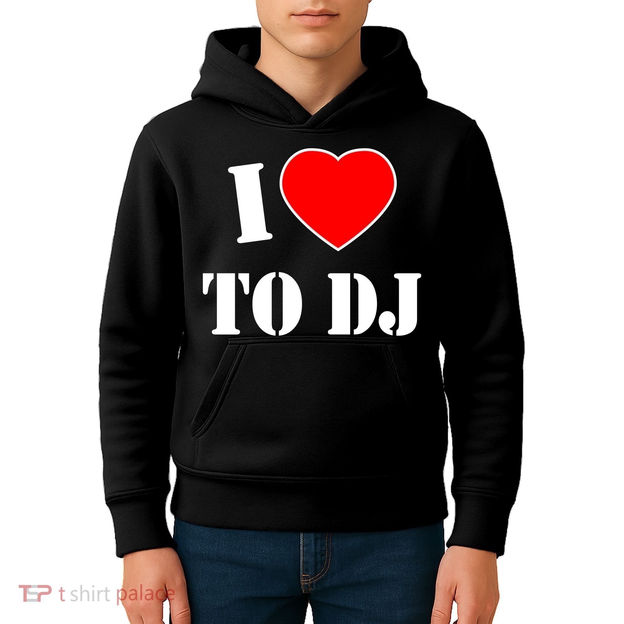 I Love To DJ Kids Hoodie
