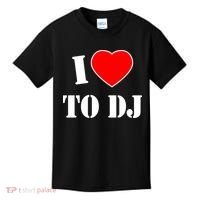 I Love To DJ Kids T-Shirt thumb 0