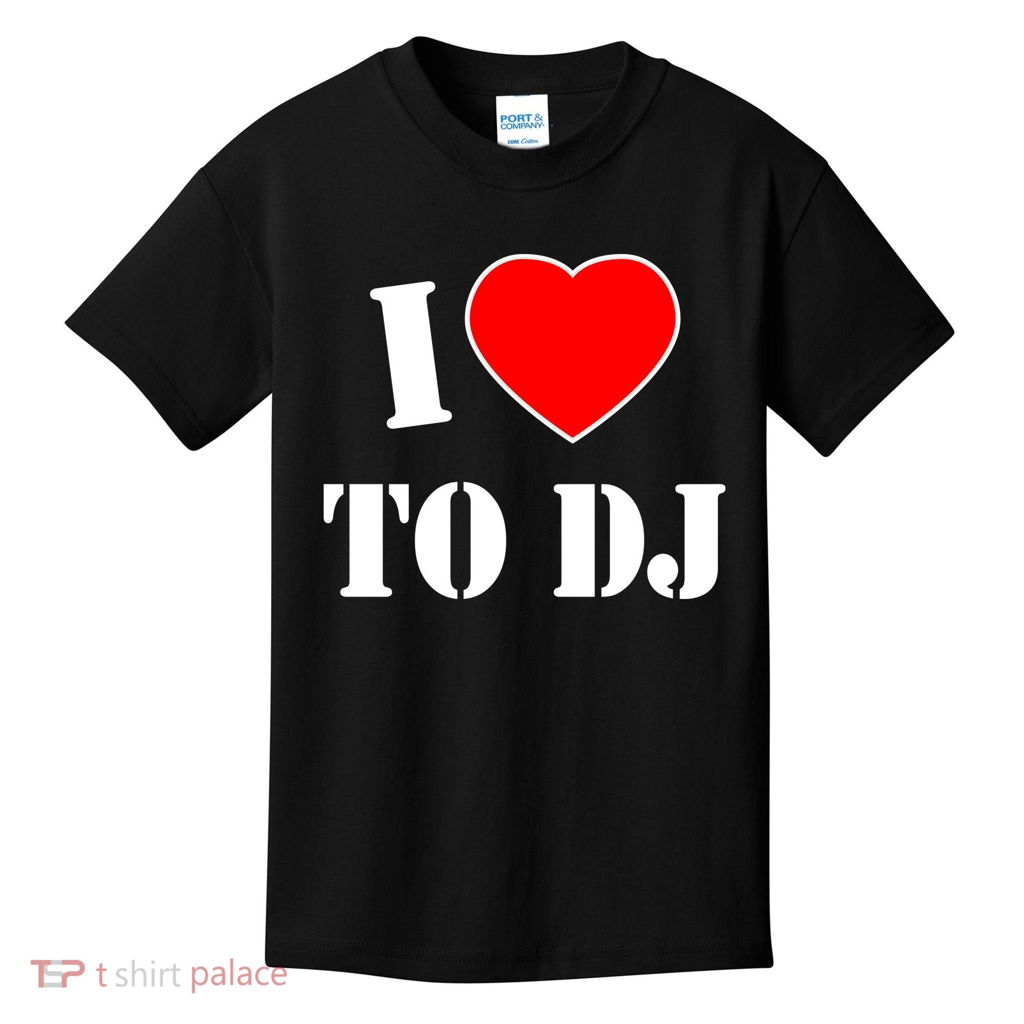 I Love To DJ Kids T-Shirt
