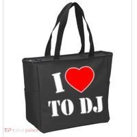 I Love To DJ Tote Bag thumb 2