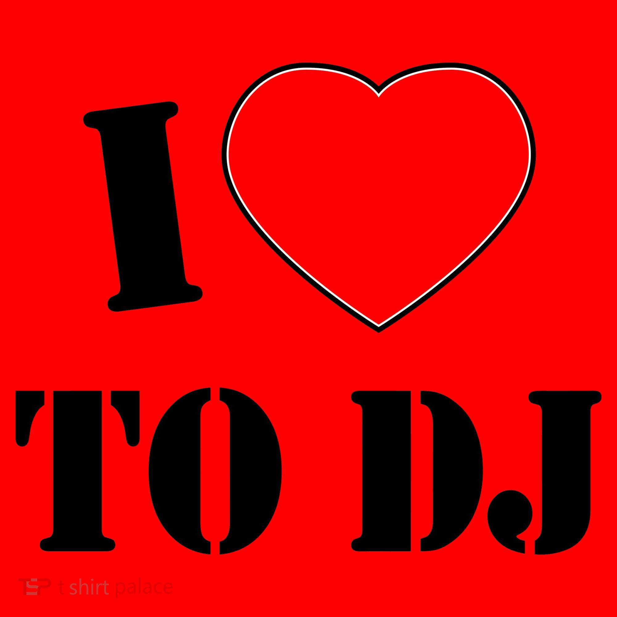 I Love To DJ Santa Hat