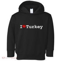 I Love Turkey Toddler Hoodie thumb 0