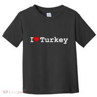 I Love Turkey Toddler T-Shirt thumb 0