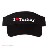 I Love Turkey Visor thumb 0