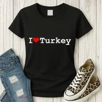 I Love Turkey Women's T-Shirt thumb 3