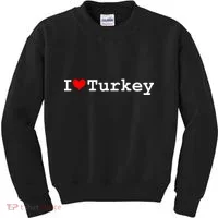I Love Turkey Kids Sweatshirt thumb 0