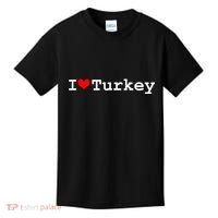 I Love Turkey Kids T-Shirt thumb 0