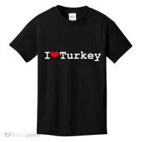 I Love Turkey Kids T-Shirt thumb 0