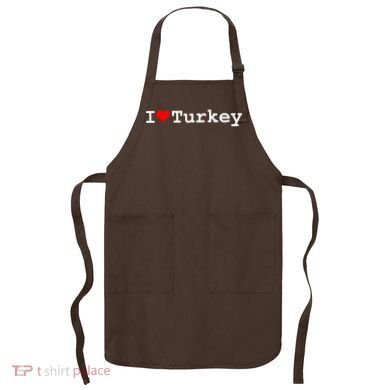 I Love Turkey Apron