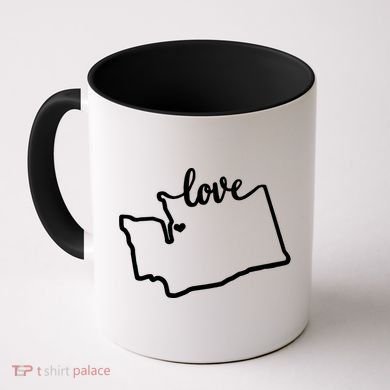 I Love Washington State Coffee Mug