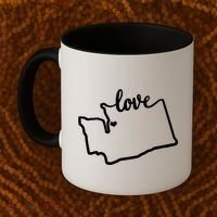 I Love Washington State Coffee Mug thumb 2