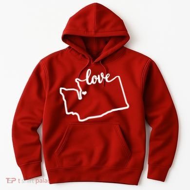I Love Washington State Hoodie