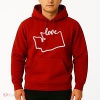 I Love Washington State Hoodie thumb 2