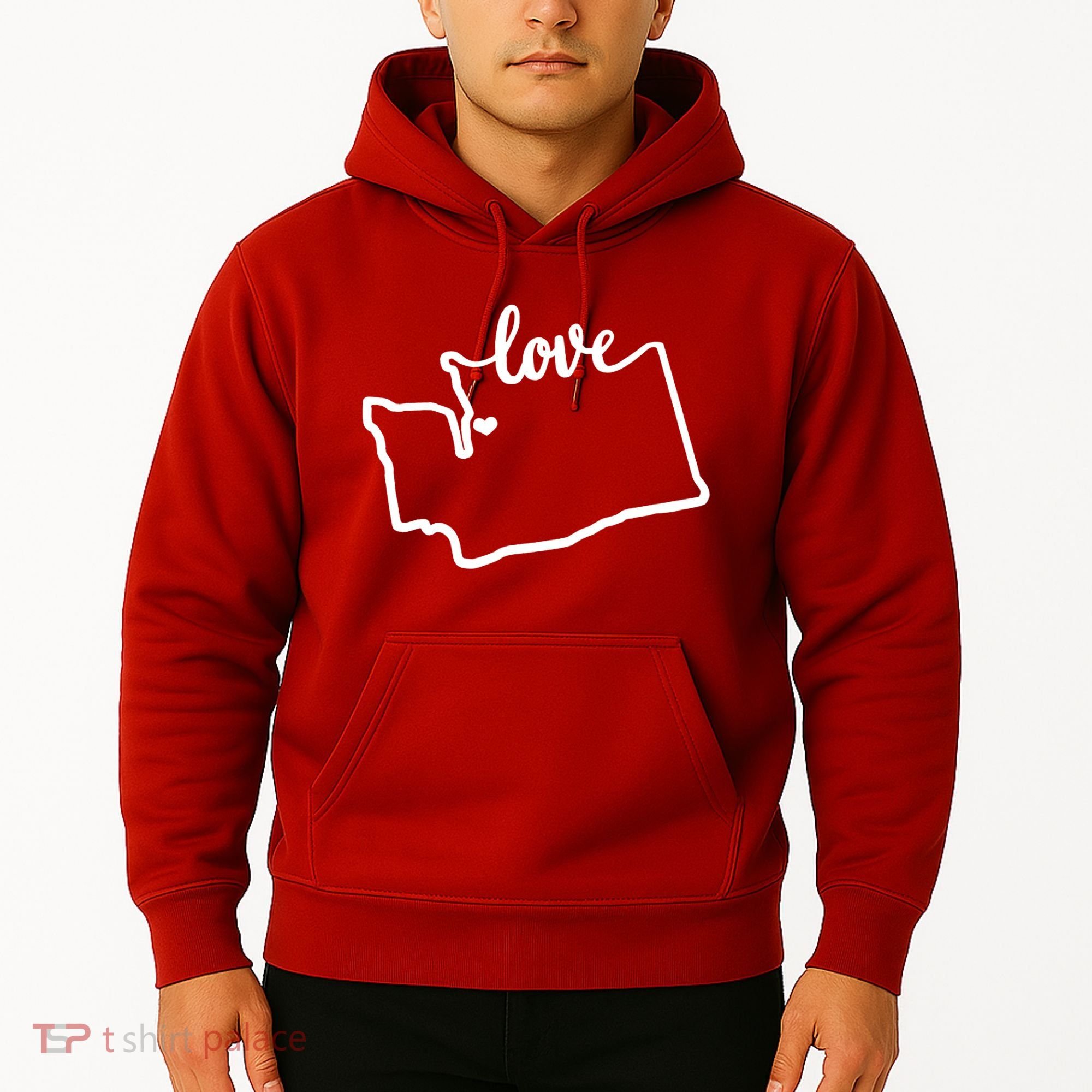 I Love Washington State Hoodie