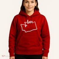 I Love Washington State Hoodie thumb 5