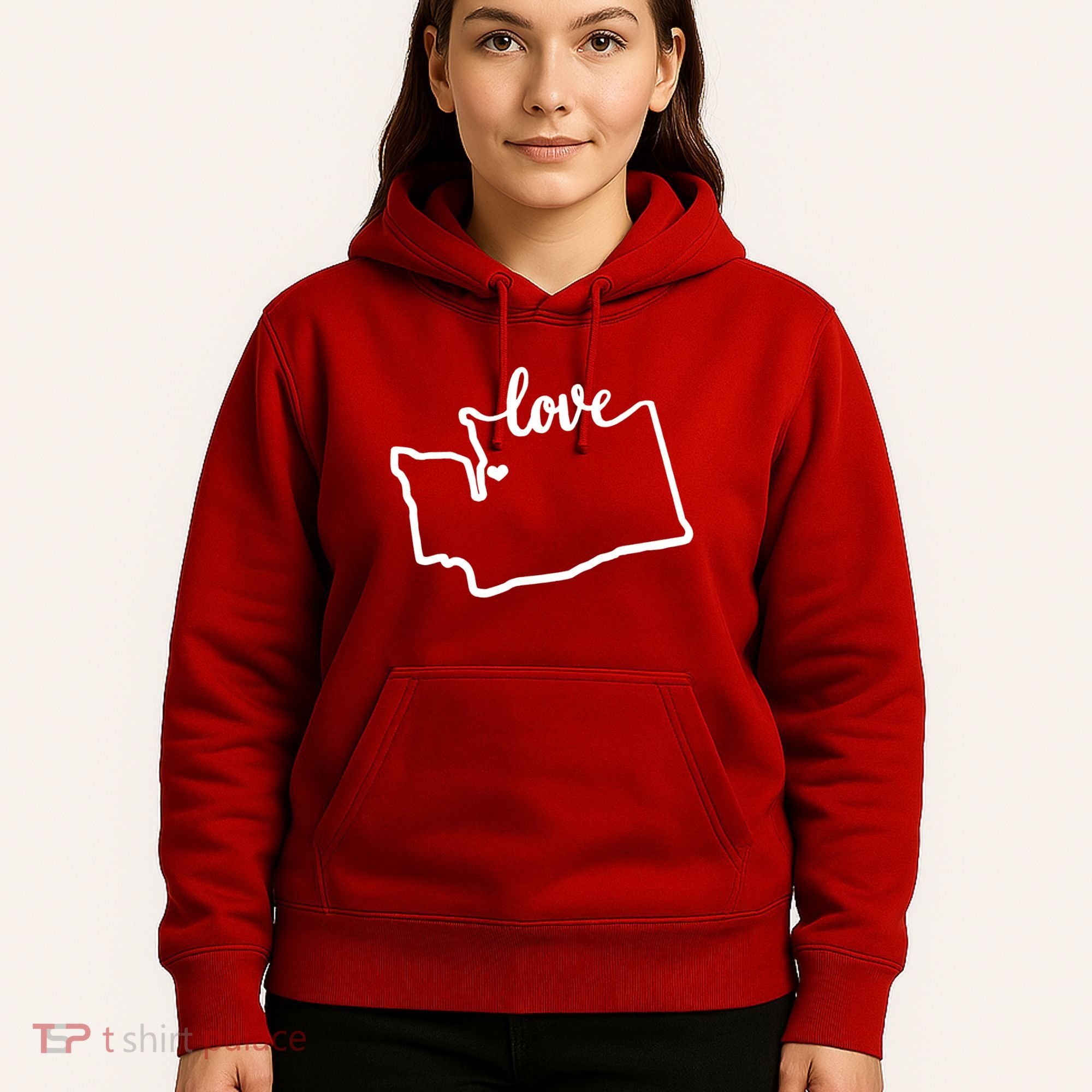 I Love Washington State Hoodie