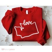 I Love Washington State Sweatshirt thumb 2