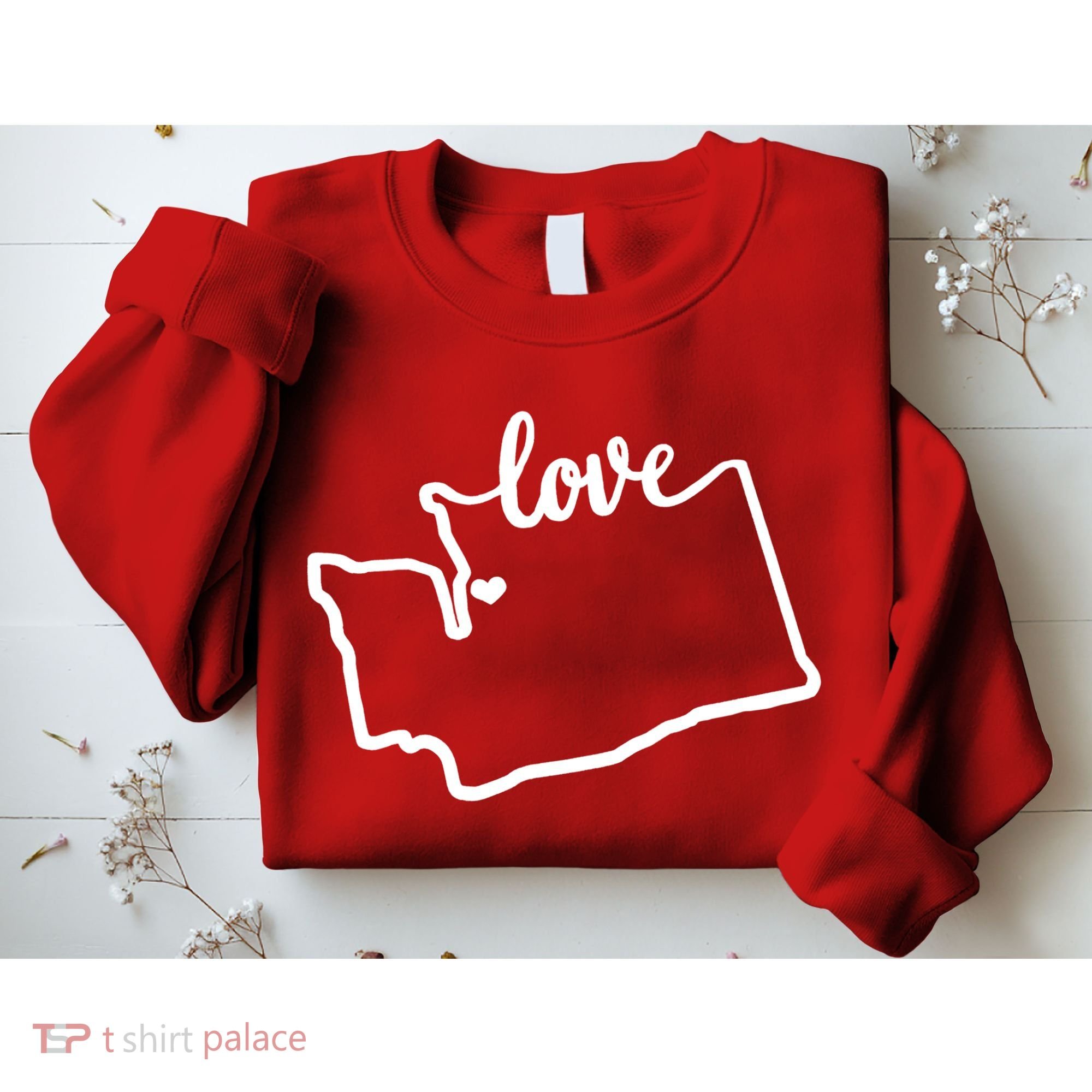 I Love Washington State Sweatshirt