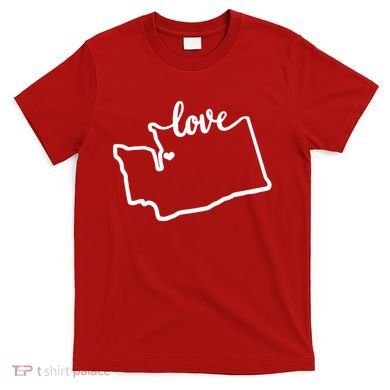 I Love Washington State T-Shirt