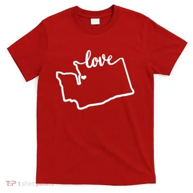 I Love Washington State T-Shirt