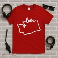 I Love Washington State T-Shirt thumb 5