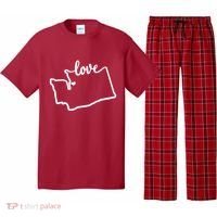 I Love Washington State Pajama Set thumb 0