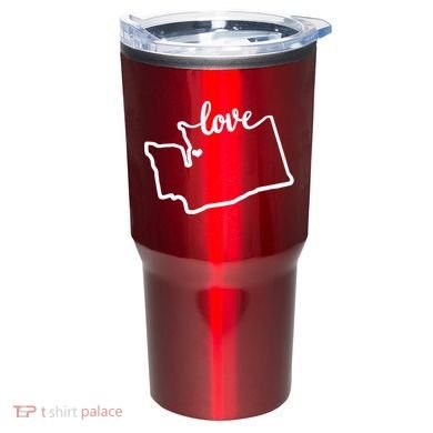 I Love Washington State Tumbler