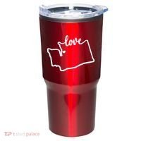 I Love Washington State Tumbler thumb 0