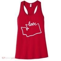 I Love Washington State Women's Tank Top thumb 0