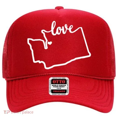 I Love Washington State Hat