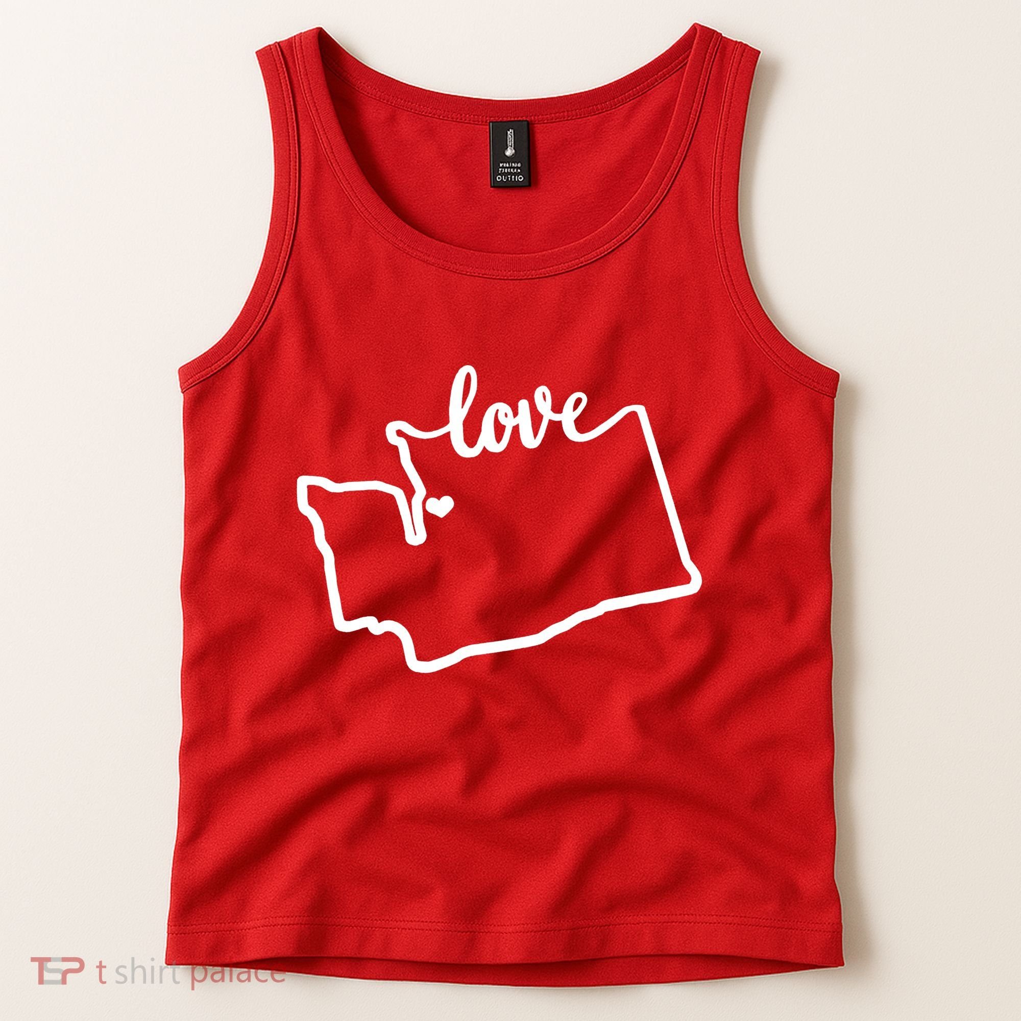 I Love Washington State Tank Top