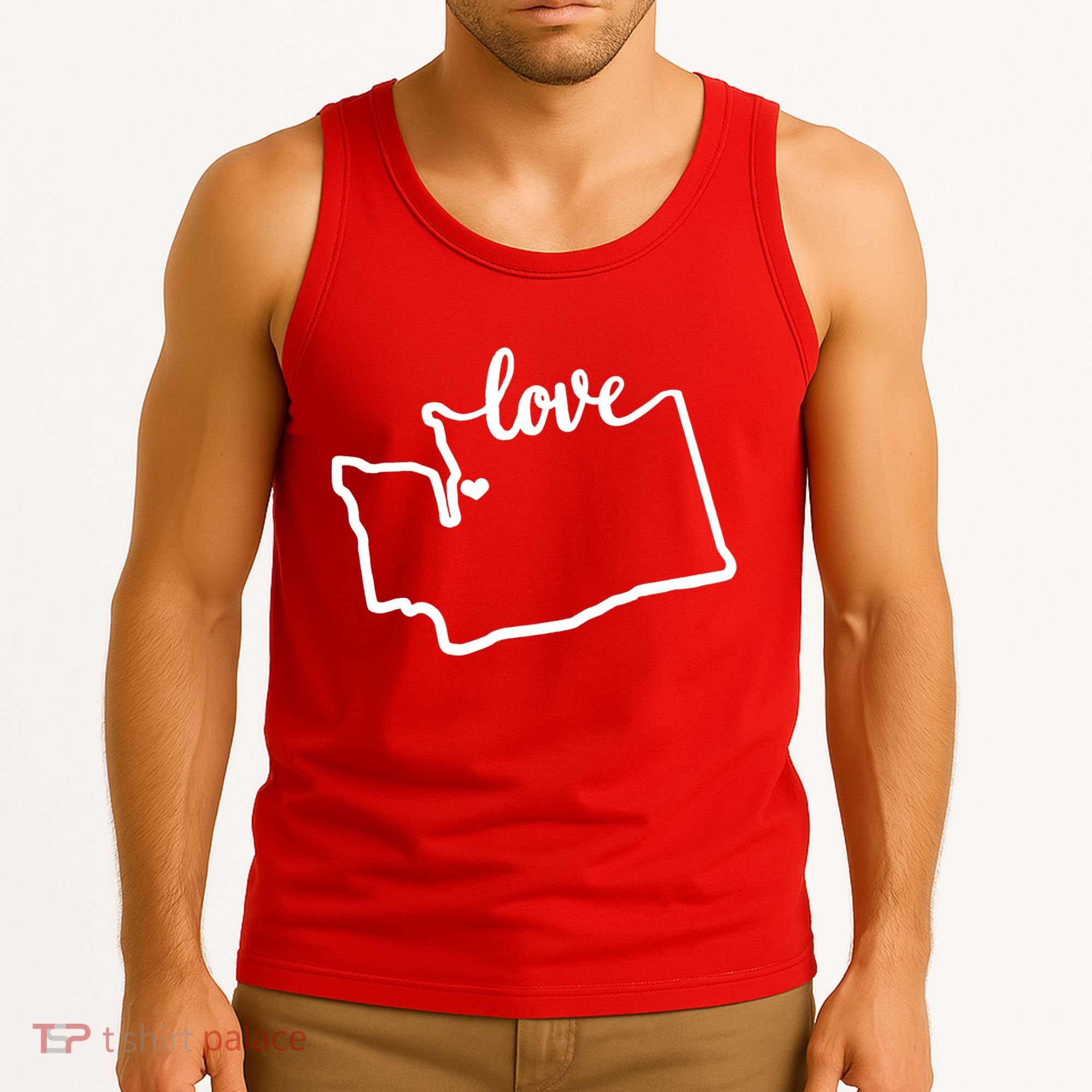 I Love Washington State Tank Top
