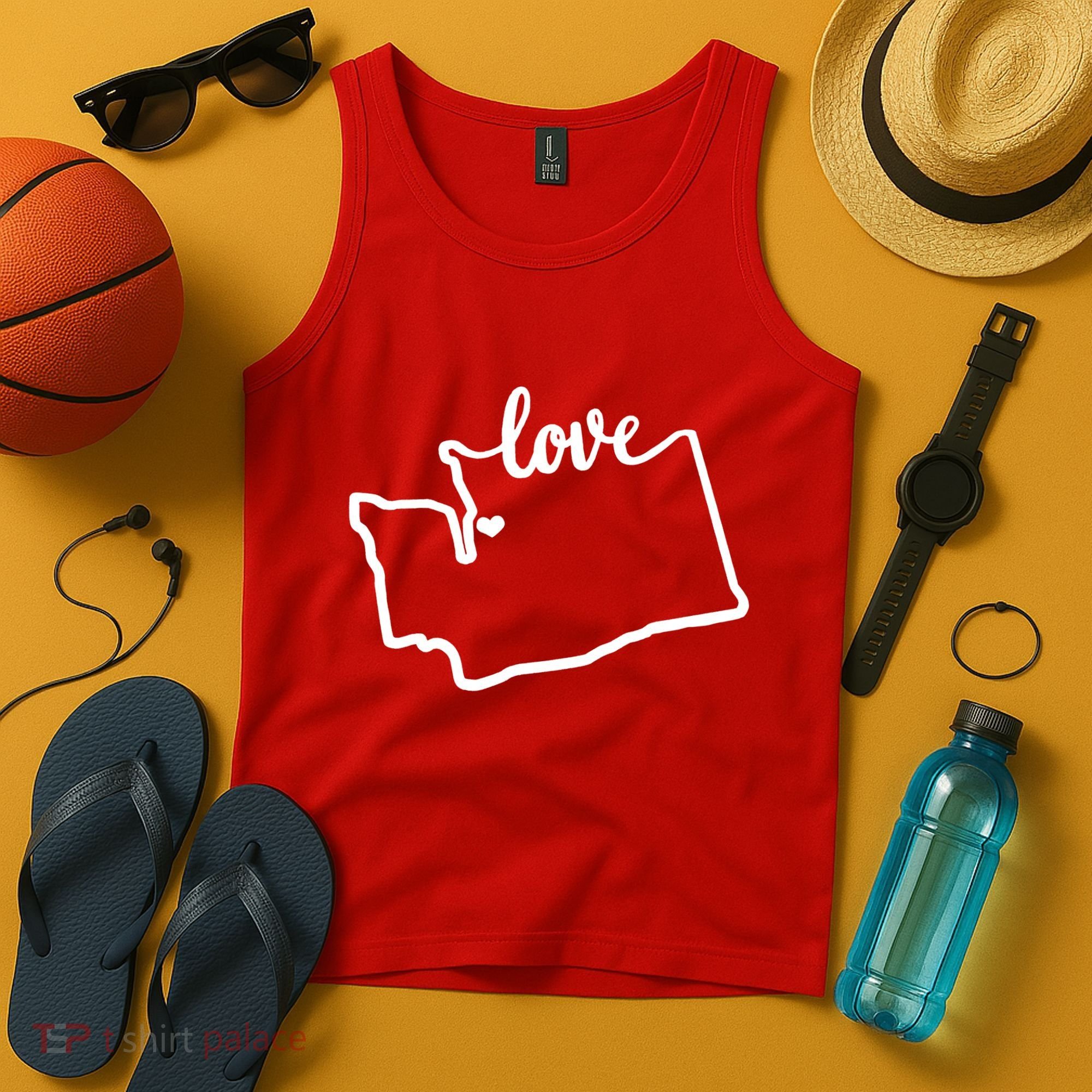 I Love Washington State Tank Top