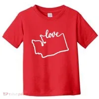 I Love Washington State Toddler T-Shirt thumb 0
