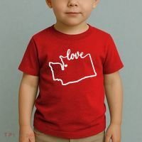 I Love Washington State Toddler T-Shirt thumb 2