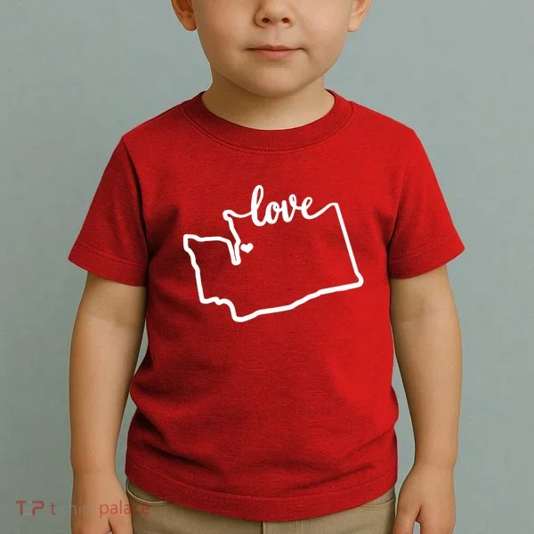 I Love Washington State Toddler T-Shirt