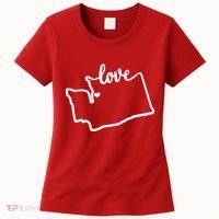 I Love Washington State Women's T-Shirt thumb 0