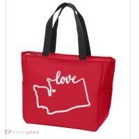 I Love Washington State Tote Bag thumb 3