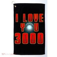 I Love You 3000 Golf Towel thumb 0
