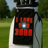 I Love You 3000 Golf Towel thumb 2