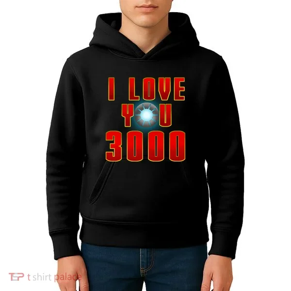 I Love You 3000 Kids Hoodie