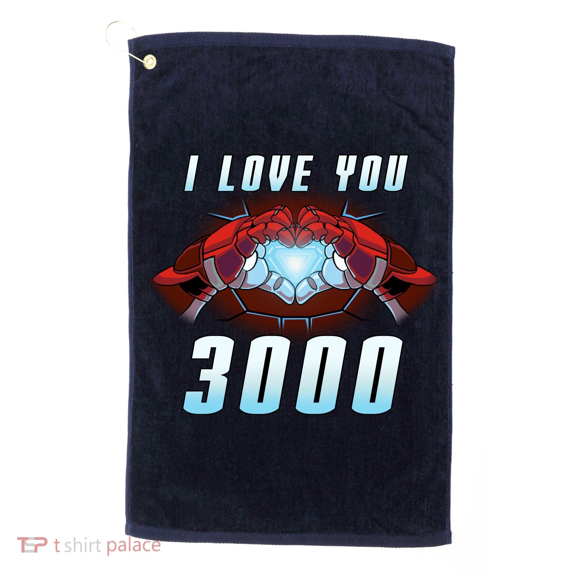 I Love You 3000 Superhero Golf Towel