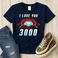 I Love You 3000 Superhero Women's T-Shirt thumb 3